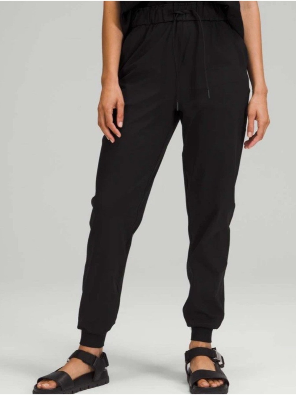 Lululemon Stretch High-Rise Joggers Womens 12 Black